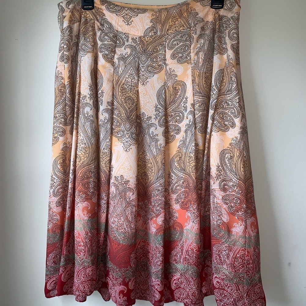 Emma James | paisley ombré skirt size 10 - Picture 2 of 8